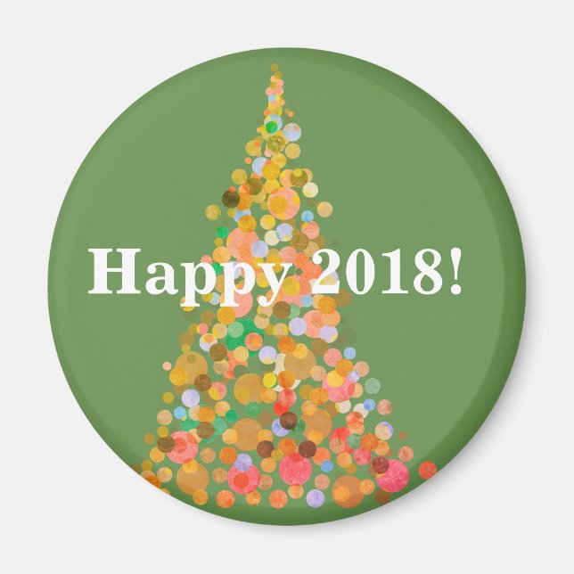 Magnet  Happy 2018 (Front)
