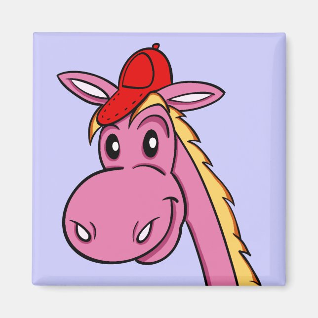 magnet "horse" cartoon (Front)