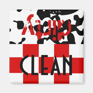 Magnet Kitchen Helper Clean Dirty Dishwasher Gift