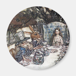 Magnet: Mad Hatter Tea Party - by Rackham Magnet