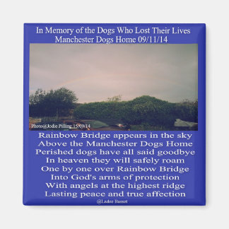 Magnet Manchester Rainbow Bridge Poem
