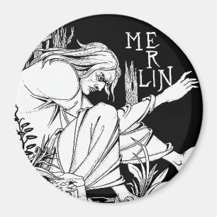 Magnet : Merlin - by Aubrey Beardsley