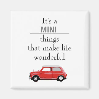 Magnet Mini Cooper Rot Mini things