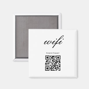 Magnet Modern Wifi Qr Code