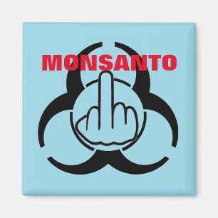 Magnet Monsanto Bio Hazard Flip
