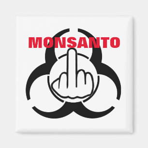 Magnet Monsanto Bio Hazard Flip