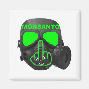Magnet Monsanto Gas Mask Flip