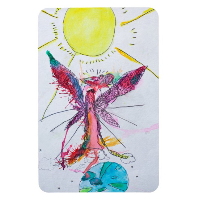 Magnet - Mother God Creating the Spirit of a Baby (Vertical)