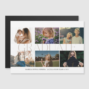 Magnet Multi-Photo Then/Now Graduate Announcement