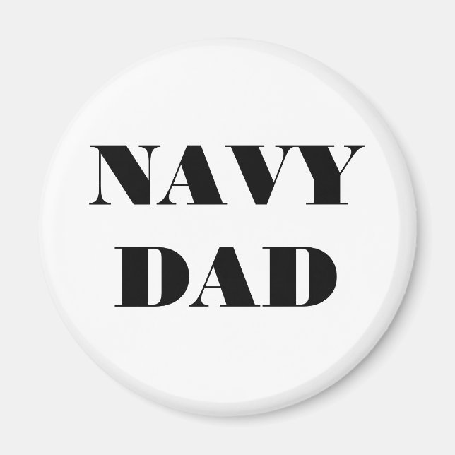 Magnet Navy Dad (Front)