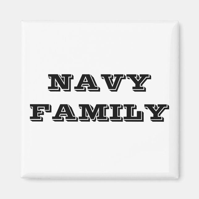 Magnet Navy Family (Front)