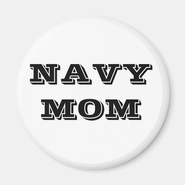 Magnet Navy Mum (Front)