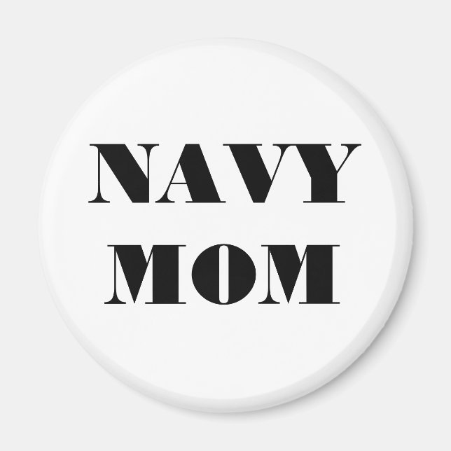 Magnet Navy Mum (Front)
