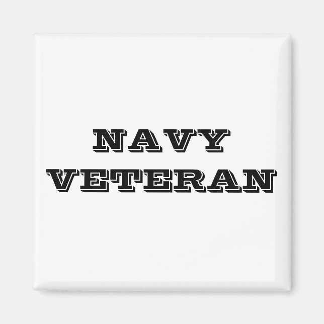 Magnet Navy Veteran (Front)