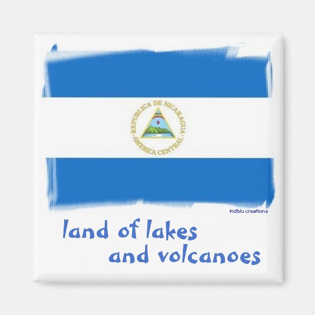 magnet - Nicaraguan flag (Front)