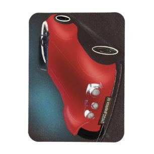 Magnet of Red Roadster Club