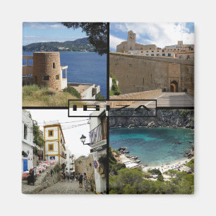 magnet of the island of Ibiza in the Balearic