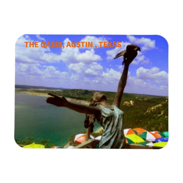 Magnet of the Oasis, Austin Texas (Horizontal)