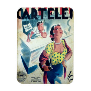 Magnet of Vintage Cuba Refrigerator Today Is no Me