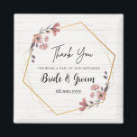 Magnet Personalised Wedding Favours Floral Theme<br><div class="desc">Magnet Personalised Wedding Favours Floral Theme,  this product is a thank you gifts or favours for guest in wedding event
easily customised the name of bride and groom and also the date</div>