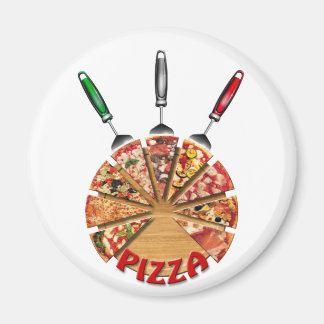 Magnet Pizza on the cutting board