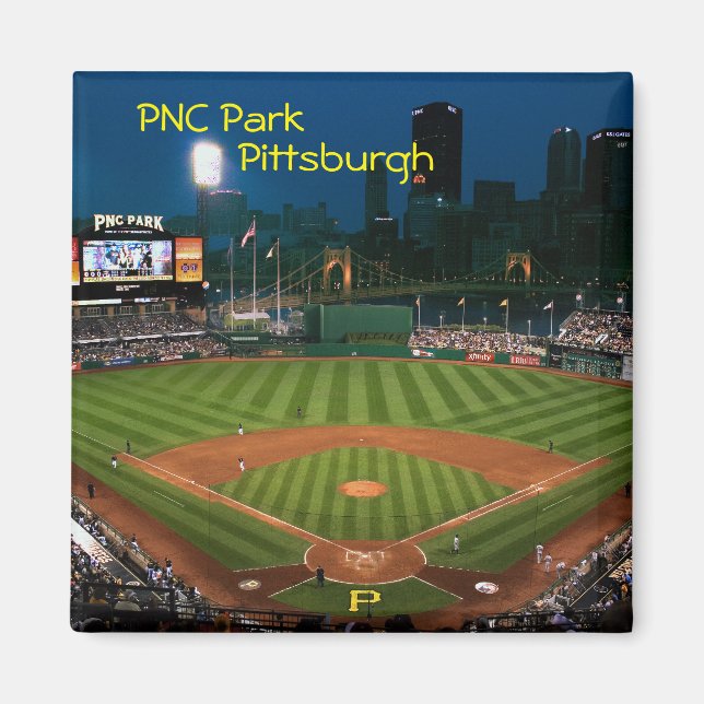 Magnet-PNC Park Pittsburgh at Night  Magnet (Front)