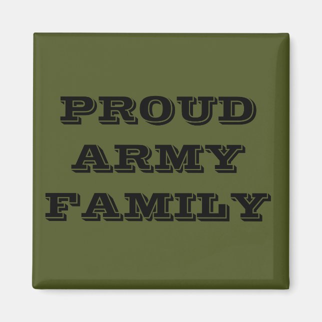 Magnet Proud Army Family (Front)