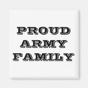 Magnet Proud Army Family