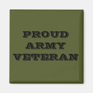 Magnet Proud Army Veteran
