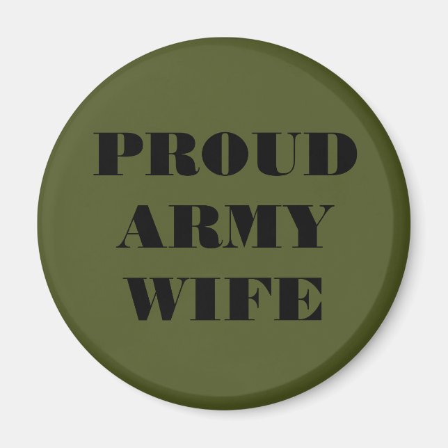 Magnet Proud Army Wife (Front)