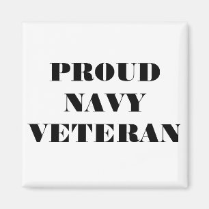 Magnet Proud Navy Veteran