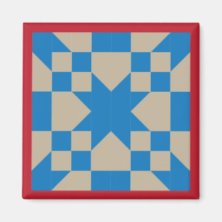 Magnet - Road to Oklahoma Quilt Square