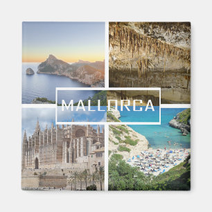 magnet several photos of the island of Majorca