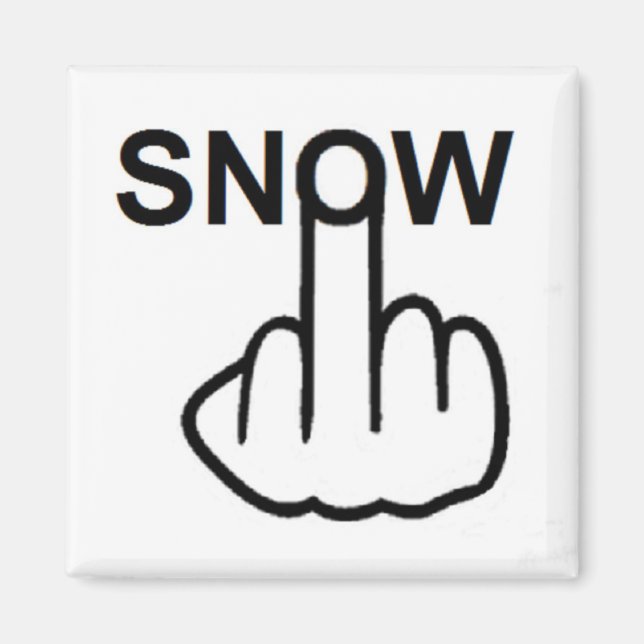 Magnet Snow Flip (Front)
