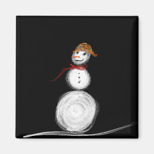Magnet Snowman