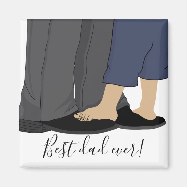 Magnet Square Father's Day (Front)