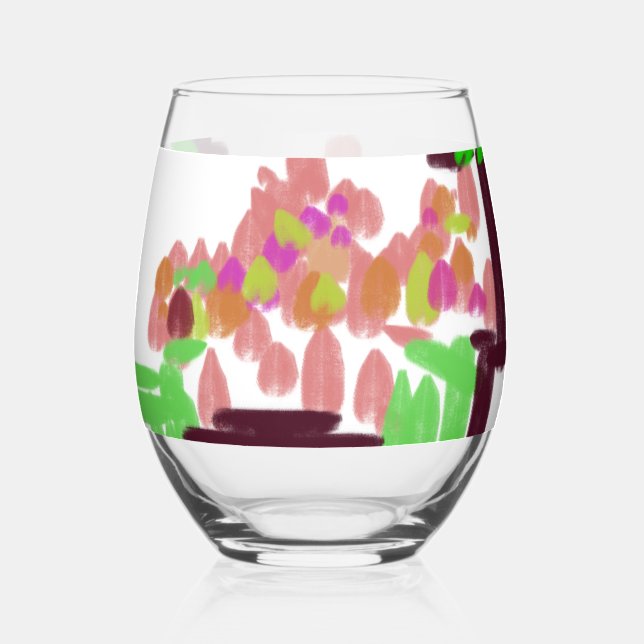 Magnet Stemless Wine Glass (Front)