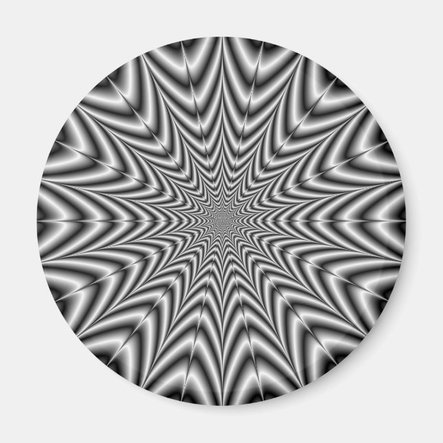 Magnet   Super Nova in Black and White (Front)