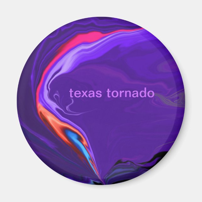 Magnet Templatetexas tornado (Front)