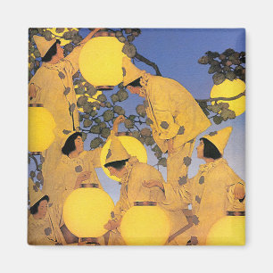 Magnet:  The Lantern Bearers - Maxfield Parrish Magnet