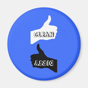 Magnet- Thumbs Up/Down Dishes- Colour/Font Choice Magnet