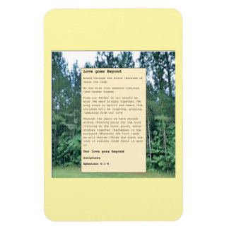 Magnet  titled ' Our Love goes beyond