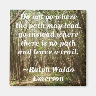 Magnet: Tree path w/ inspirational... - Customised Magnet