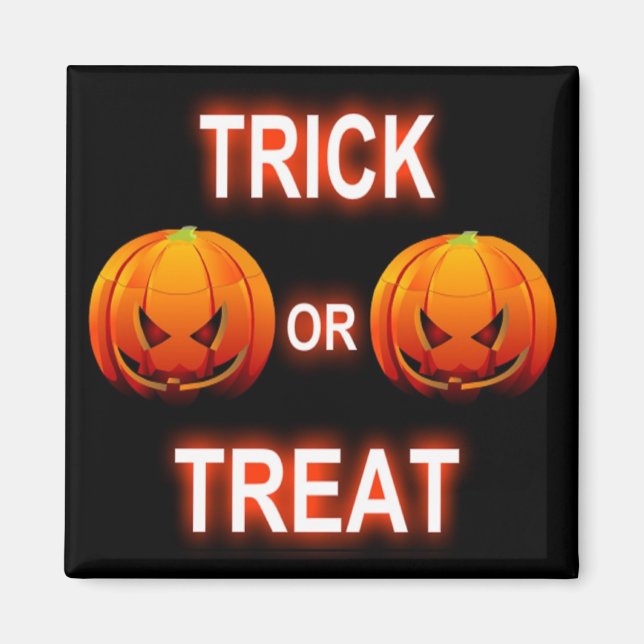 Magnet Trick Or Treat Pumpkins (Front)