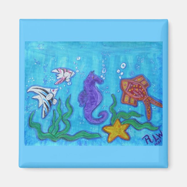 magnet - tropical fish and fun (Front)