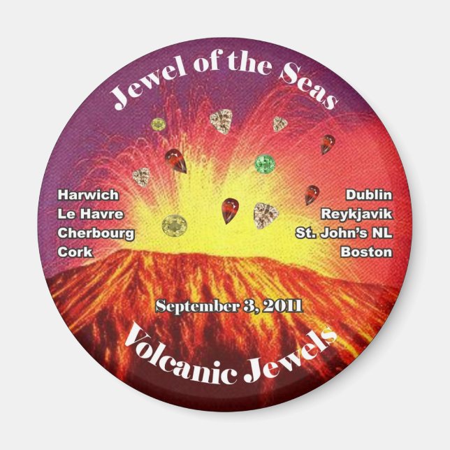 MAGNET VOLCANIC JEWELS (Front)
