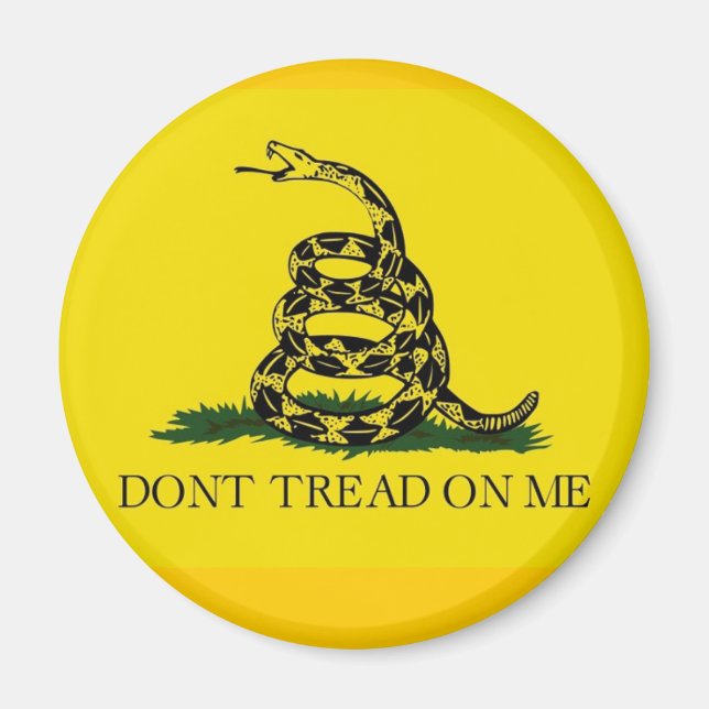 Magnet w/ Gadsden Flag/ Don't Tread On Me (Front)