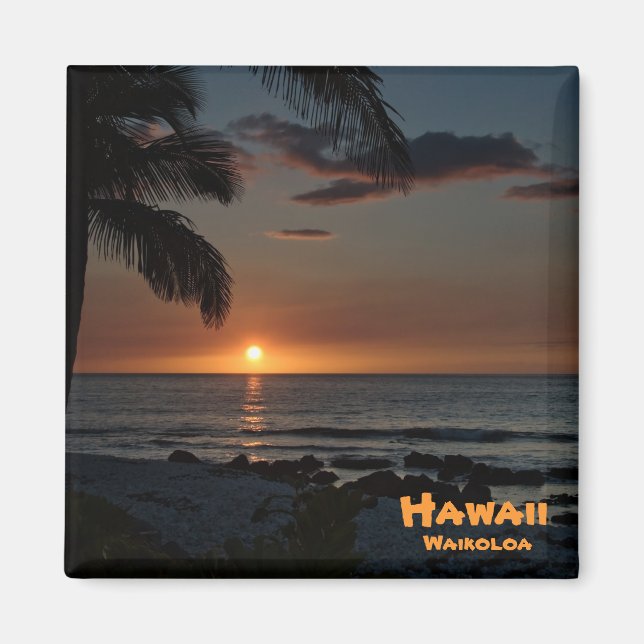 Magnet: Waikoloa Sunset #1 Magnet (Front)