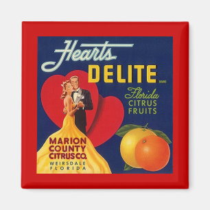 MAGNET ~ WALTZ ~ HEARTS DELITE FLORIDA CITRUS