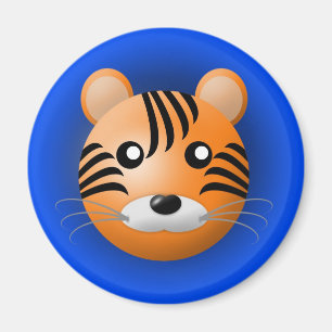 magnet with animal: tiger